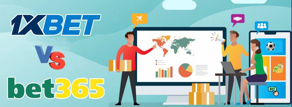 Market Reach and Availability of 1xBet vs Bet365